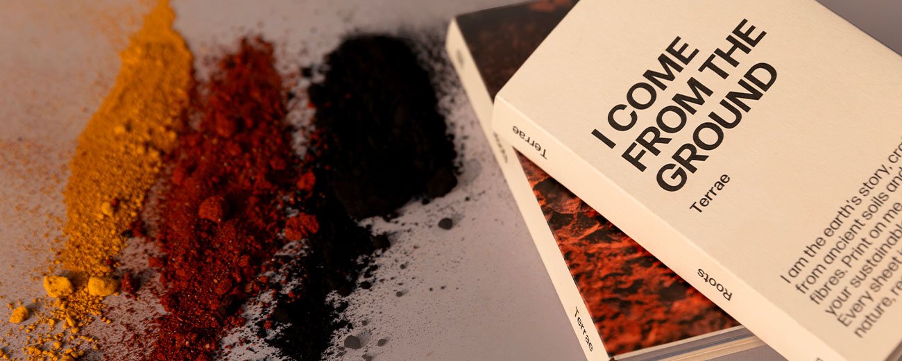 FEDRIGONI présente Terrae :<br>Le papier né de la terre pour un avenir durable